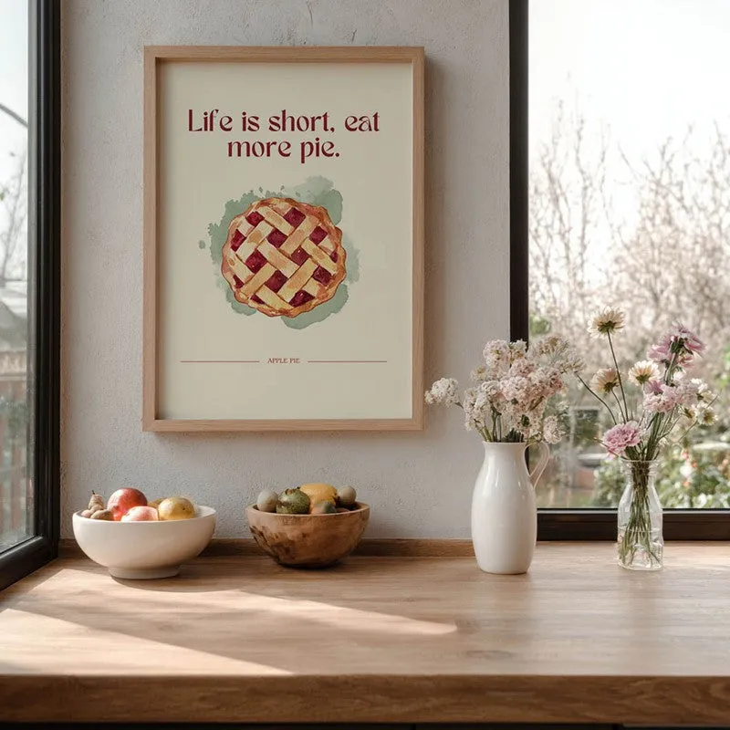 Crust Confession Archival Canvas Wall Art - Brown media 7