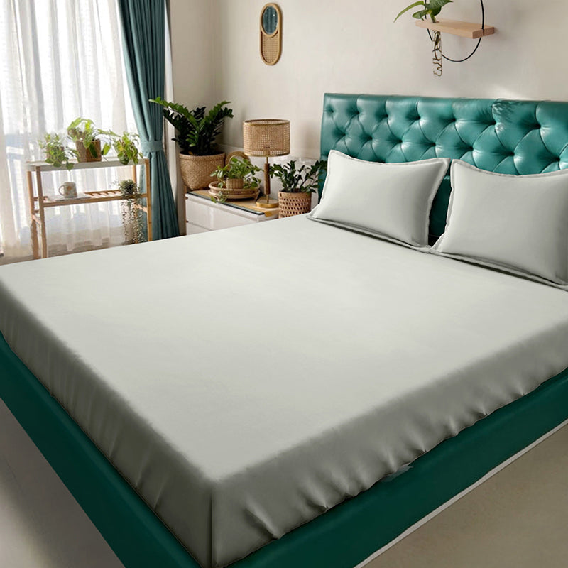 Ress Bedsheet (Sage) - 180 GSM