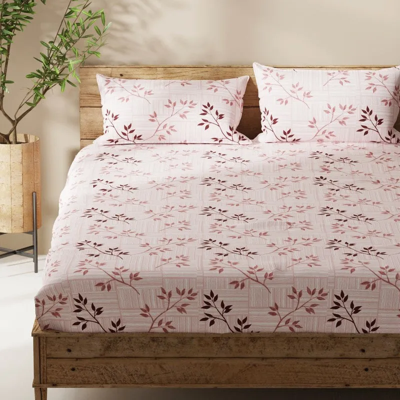 Uvral Bedsheet (Mauve) - 115 GSM media 4