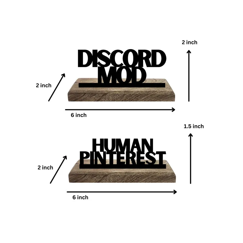 Discord Mod Typography Showpiece - Set Of Two media 5