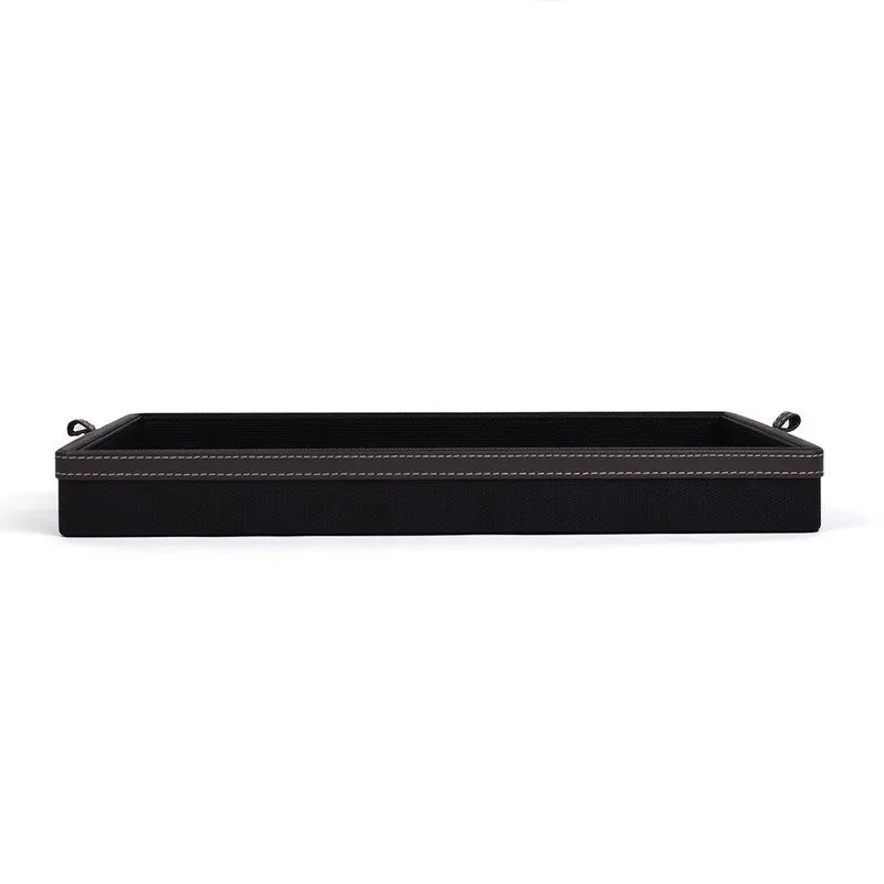 Elara Dote Serving Tray (Black) - Set Of Two media 4