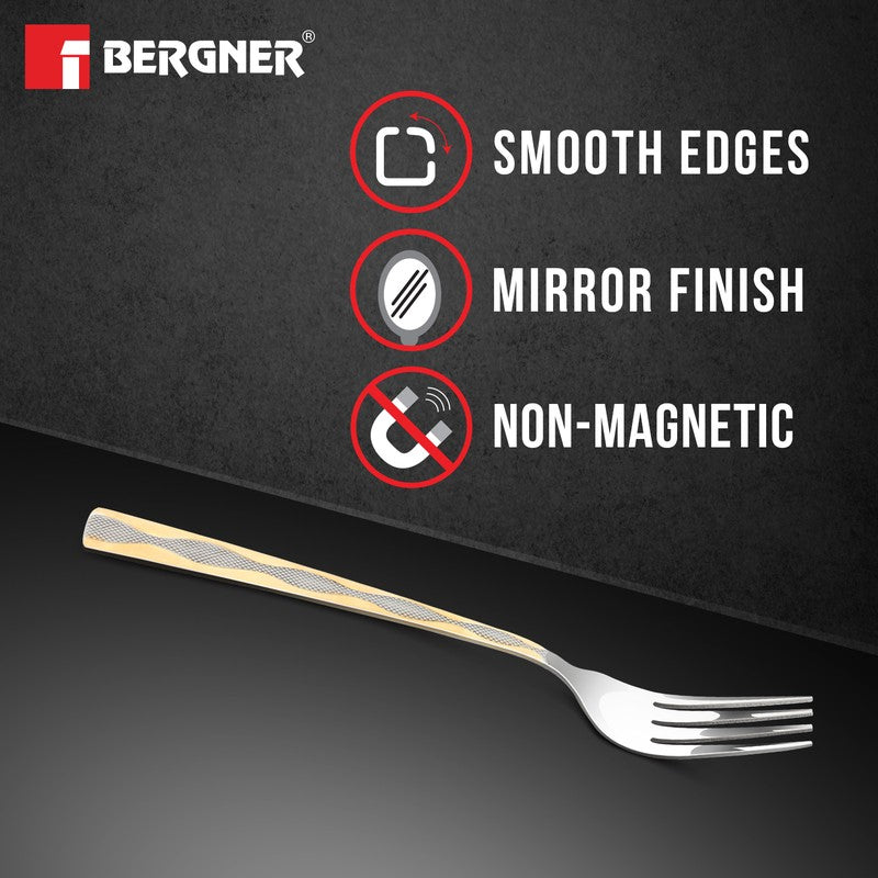 Tosca Stainless Steel Fork - Set of Six media 6