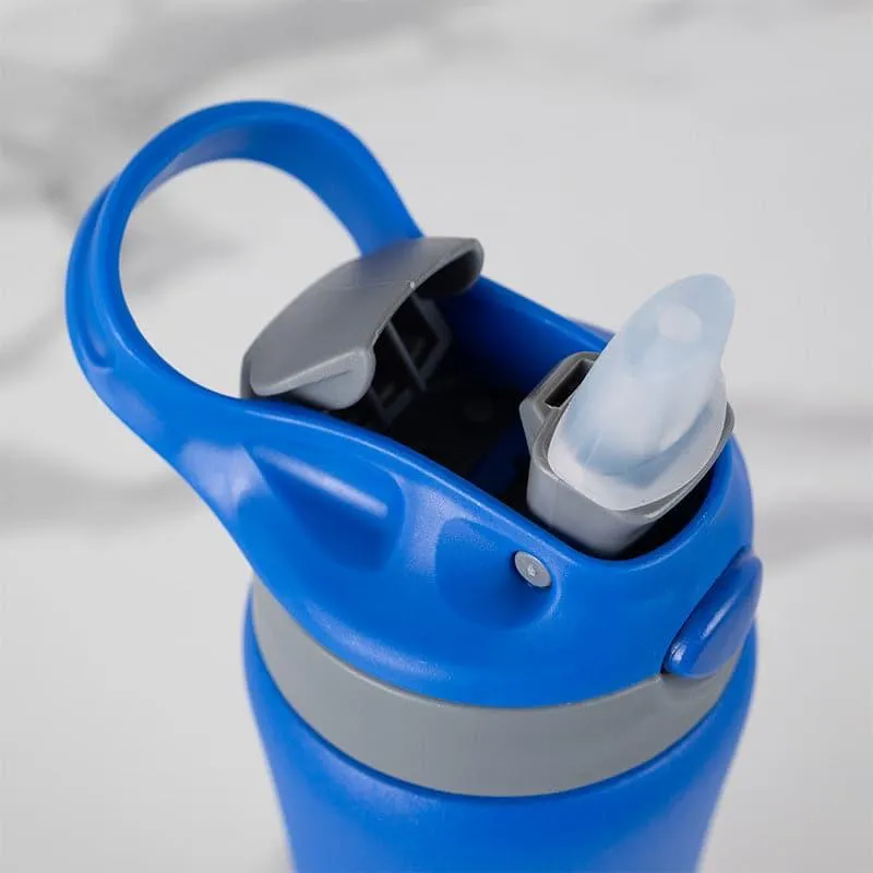 Handy Quench Hot & Cold Thermos Water Bottle (Blue) - 750 mL media 4