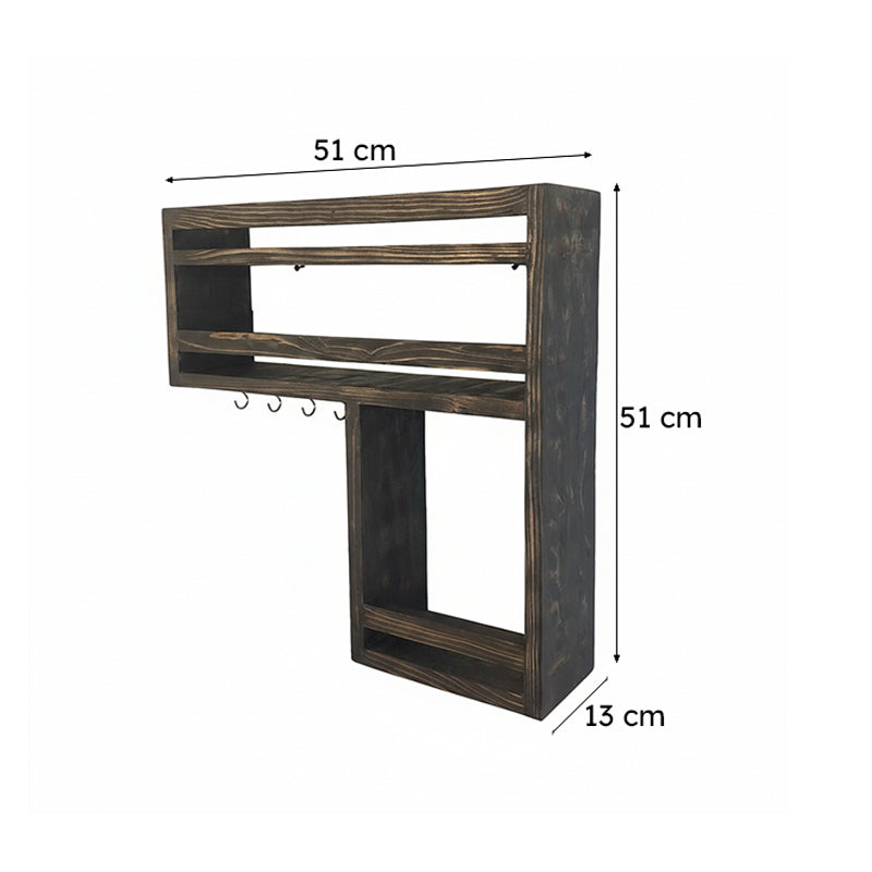 Stratos Wooden Kitchen Storage Rack media 8
