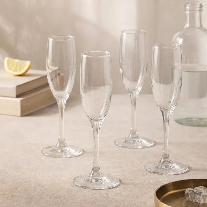 Glass Wine Glasses (180 mL Each) - Set Of Four media 1