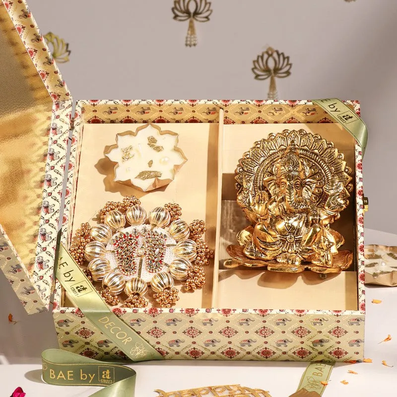 Mogra Serenity Diwali Hamper - Three Piece Set media 3