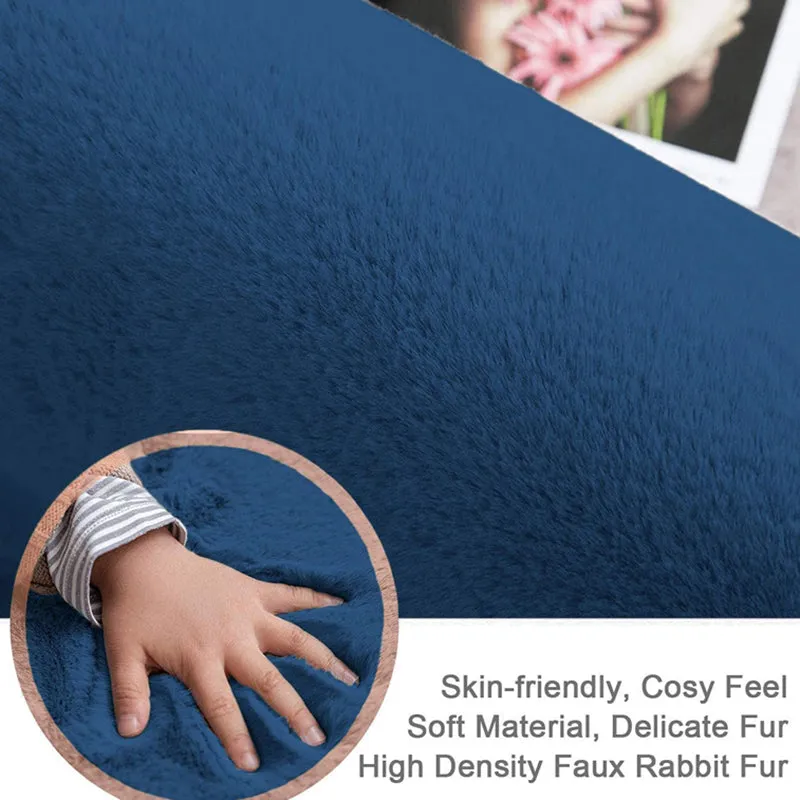 Ruffle Luxe Area Rug - Teal media 6