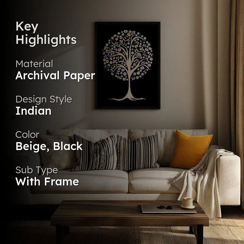 Vana Shakhi Archival Paper Wall Art With Frame media 2
