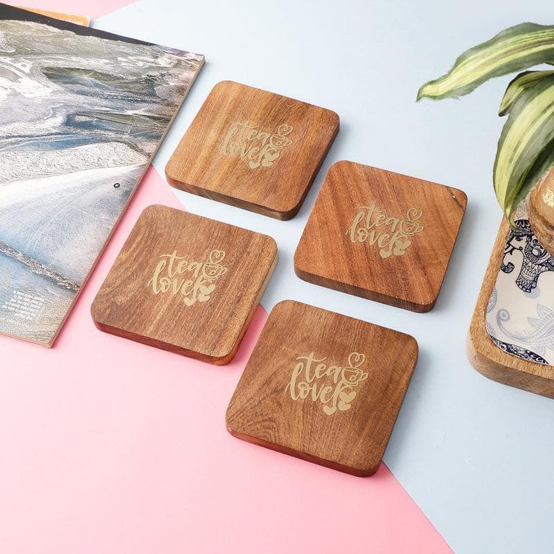 Love For Tea Coaster - Set Of Four media 5