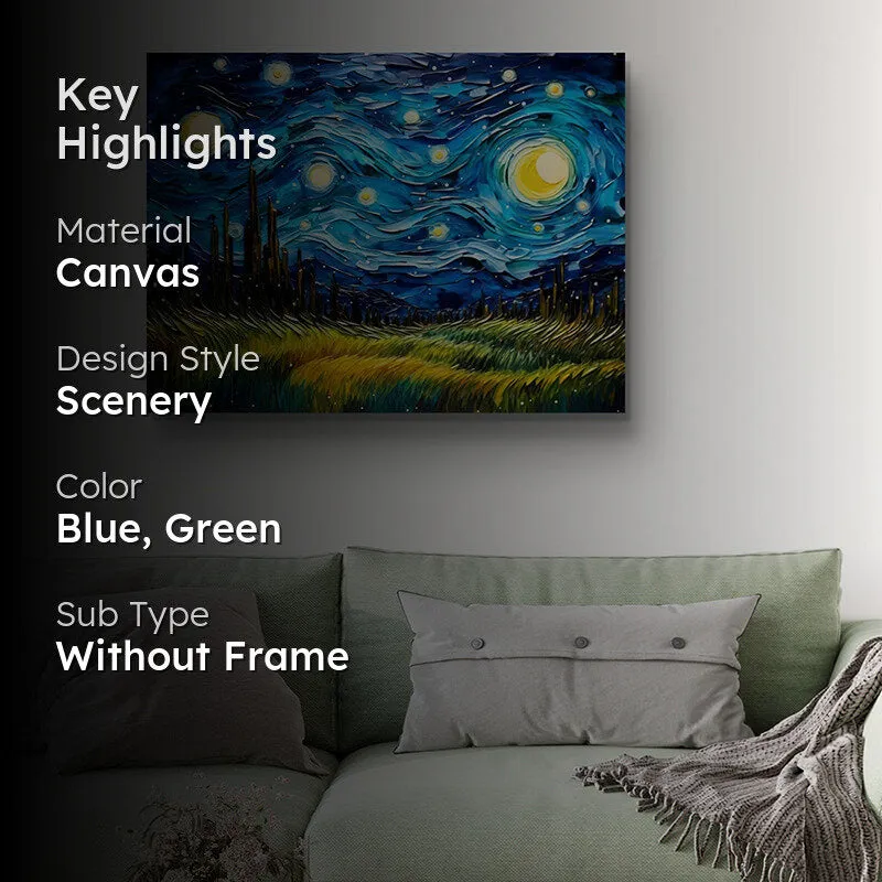 Starry Nights Of Van Gogh Wall Art media 2