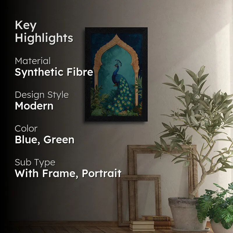 Peacock Arc Wall Painting media 2