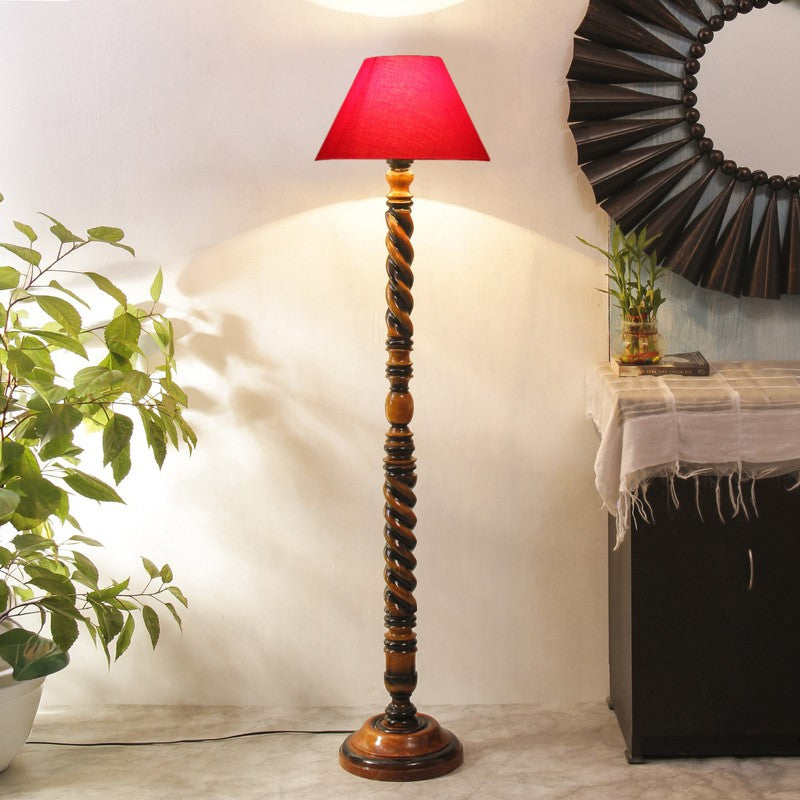 PrismRadiant Floor Lamp (Red)