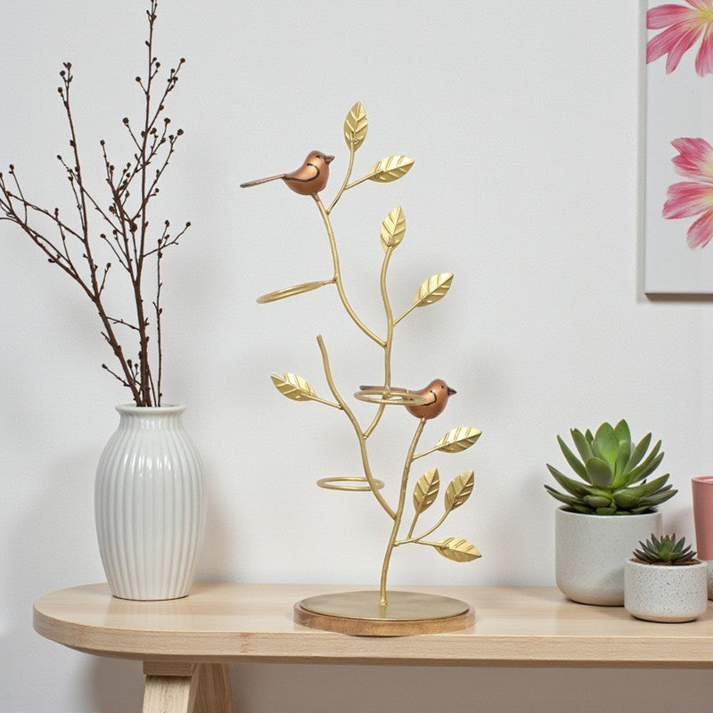 Birdsong Bloom Metal Showpiece