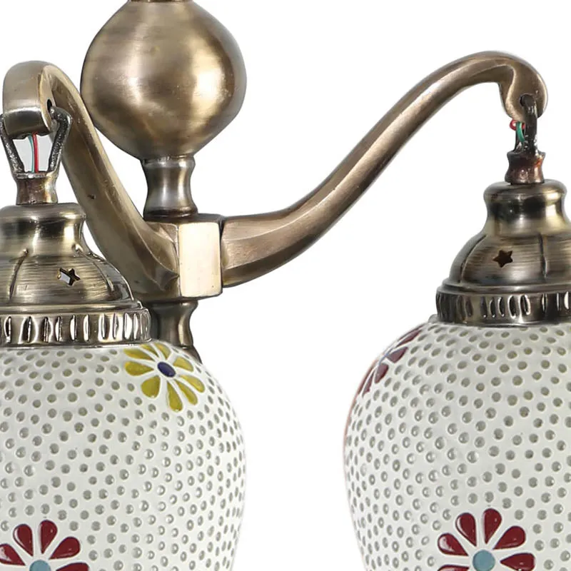 Suprakasha Metal Mosaic Wall Lamp media 8