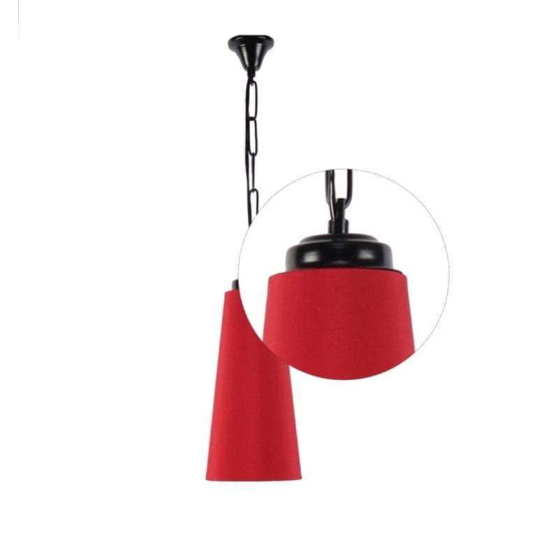 Nicia Fabric Ceiling Lamp - Red media 4