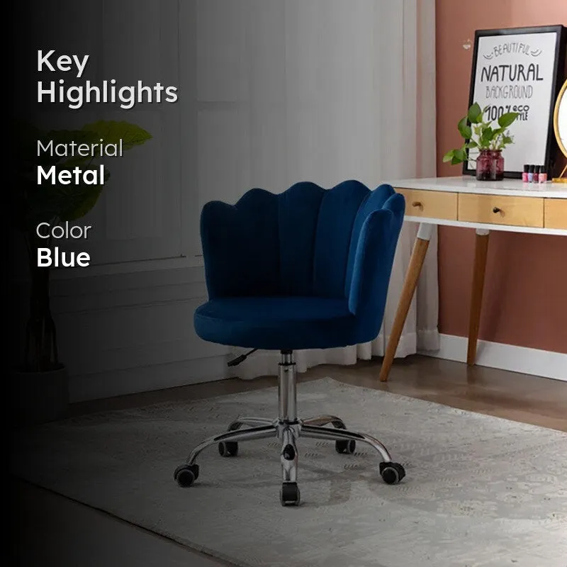 Flexon Metal Office Chair - Blue media 2