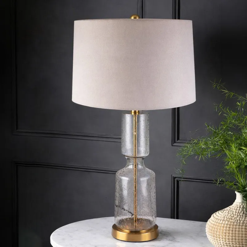 AarviDecor Quincy Classic Metal Table Lamp - Grey media 4