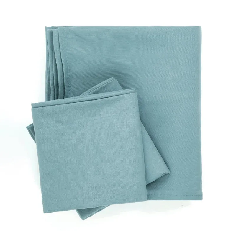 Cloud Drift Microfiber Bedsheet (Blue) - 140 GSM media 9
