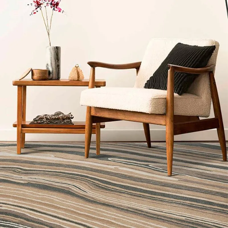 Bastet Hand Tufted Abstract Wool & Nylon Carpet - Green media 3