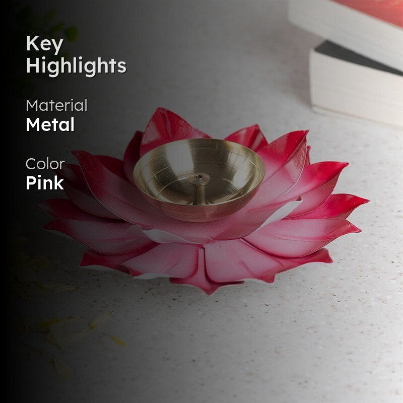 Lotus Kuber Diya - Pink media 2
