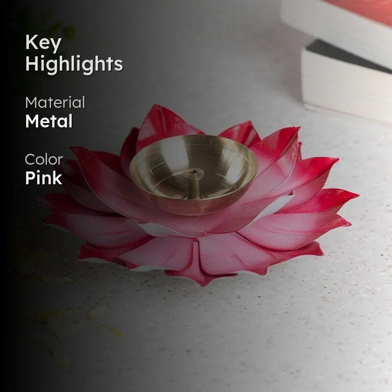 Lotus Kuber Diya - Pink media 2