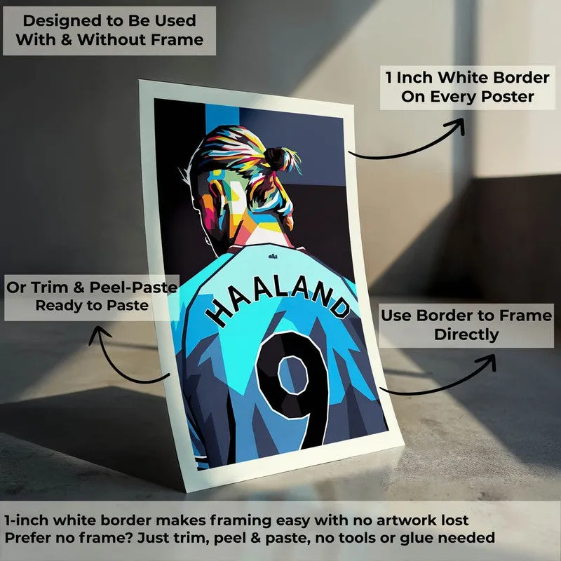 Electric Haaland Wall Poster media 7