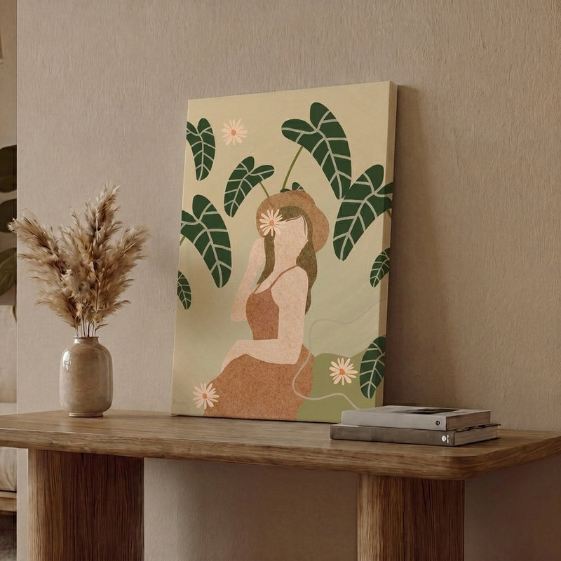 Blushwind Cotton Canvas Wall Painting