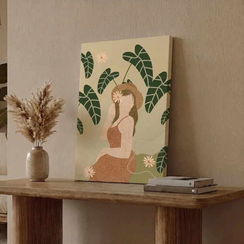 Blushwind Cotton Canvas Wall Painting media 1