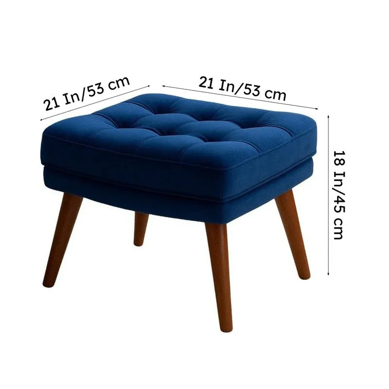 Cresvino Prime Ottoman - Blue media 8
