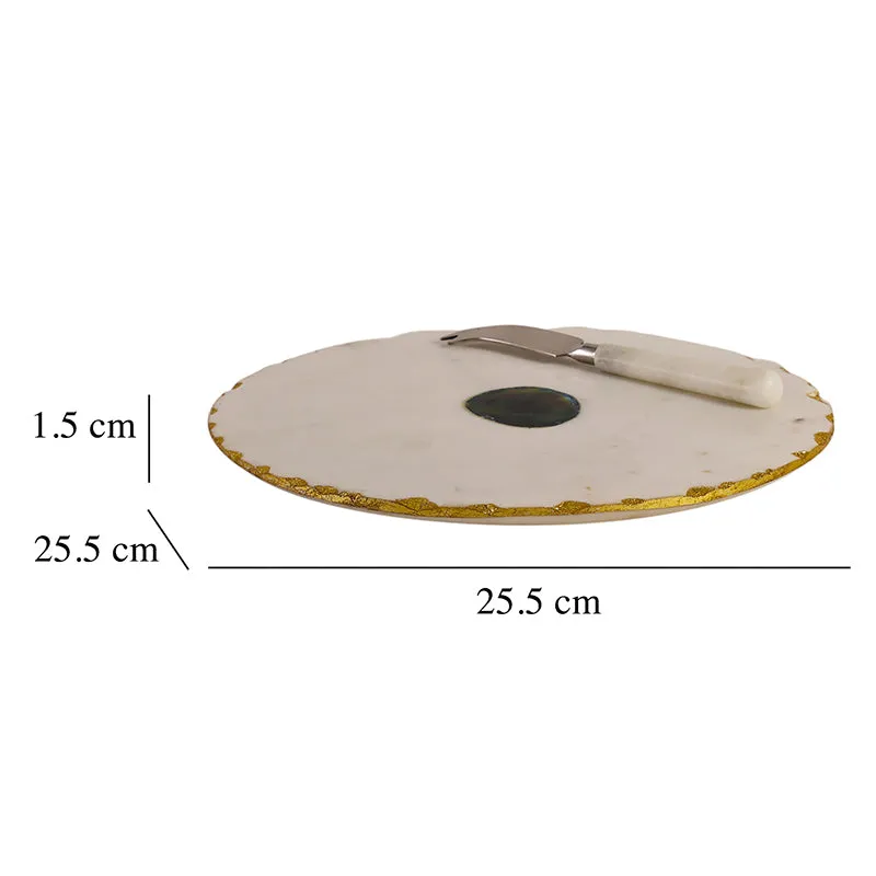 Trevi Neo Marble Platter With Knife - Two Piece Set media 8