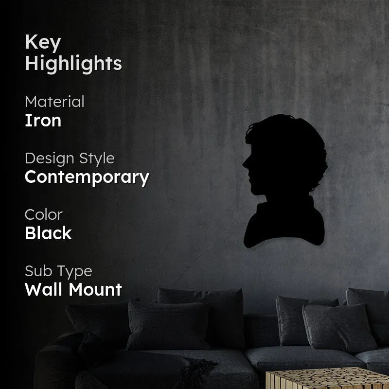 Sherlock Holmes Clue Black Iron Wall Accent media 2