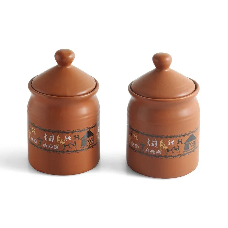 Liora Haven Ceramic Jar (250 mL) - Set Of Two media 4