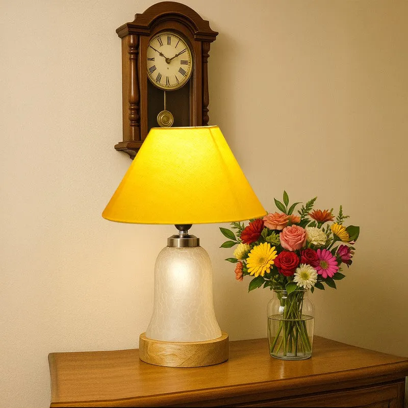 Zoravelle Wooden Table Lamp - Yellow media 3