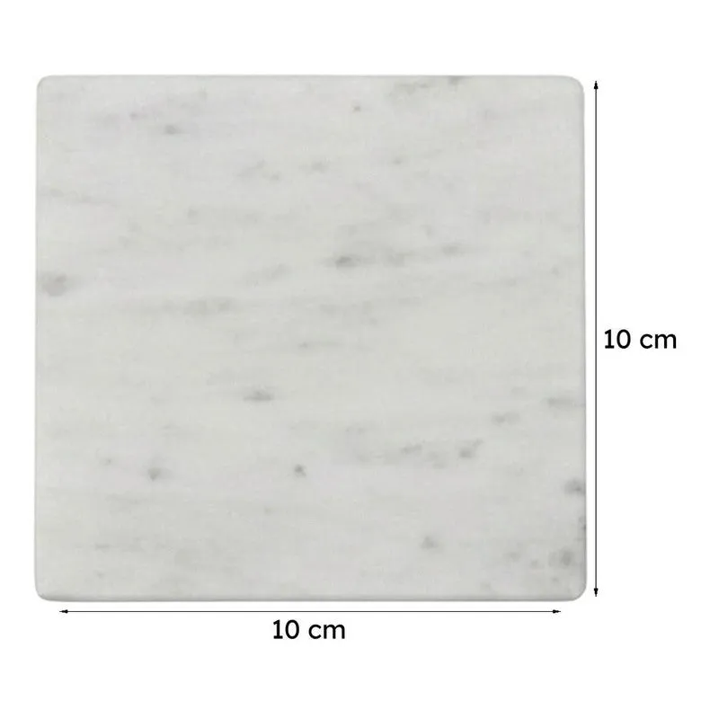 Bruna Square Marble Coaster - Set Of Four media 7