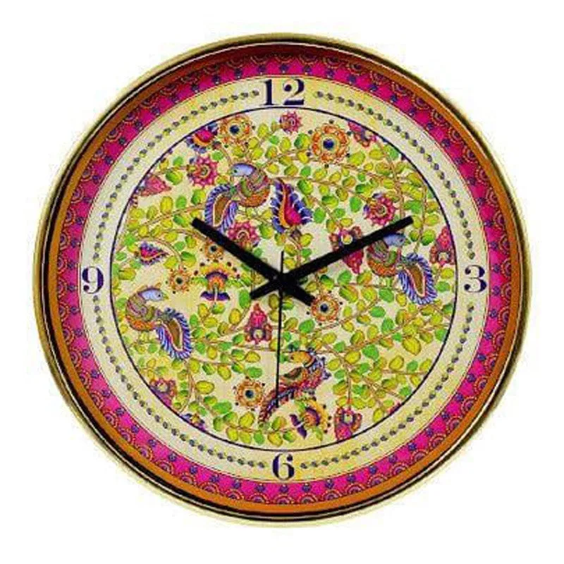 Kalamkari Wall Clock media 5