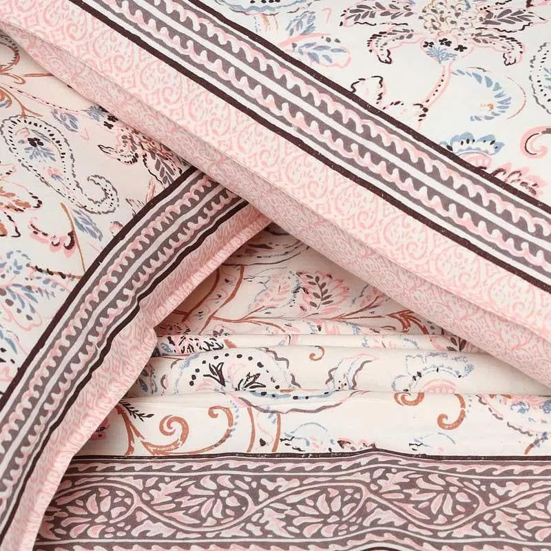 Abstract Paisley Cotton Bedsheet - 144 TC media 5