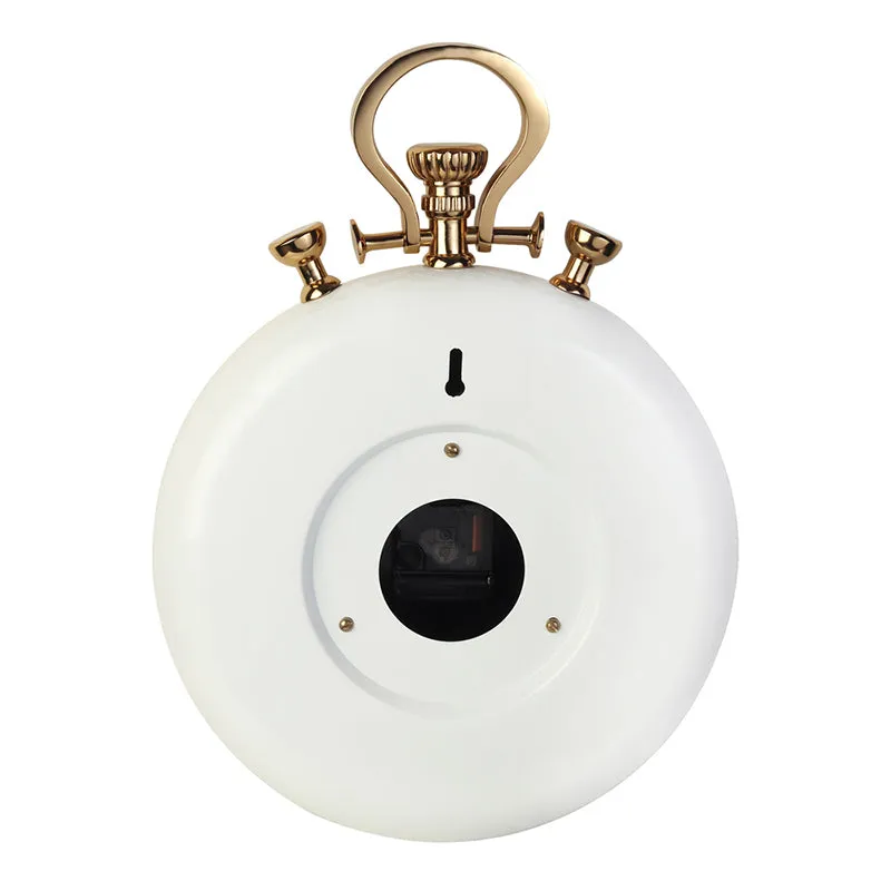 Ancient Poe Wall Clock - White media 5