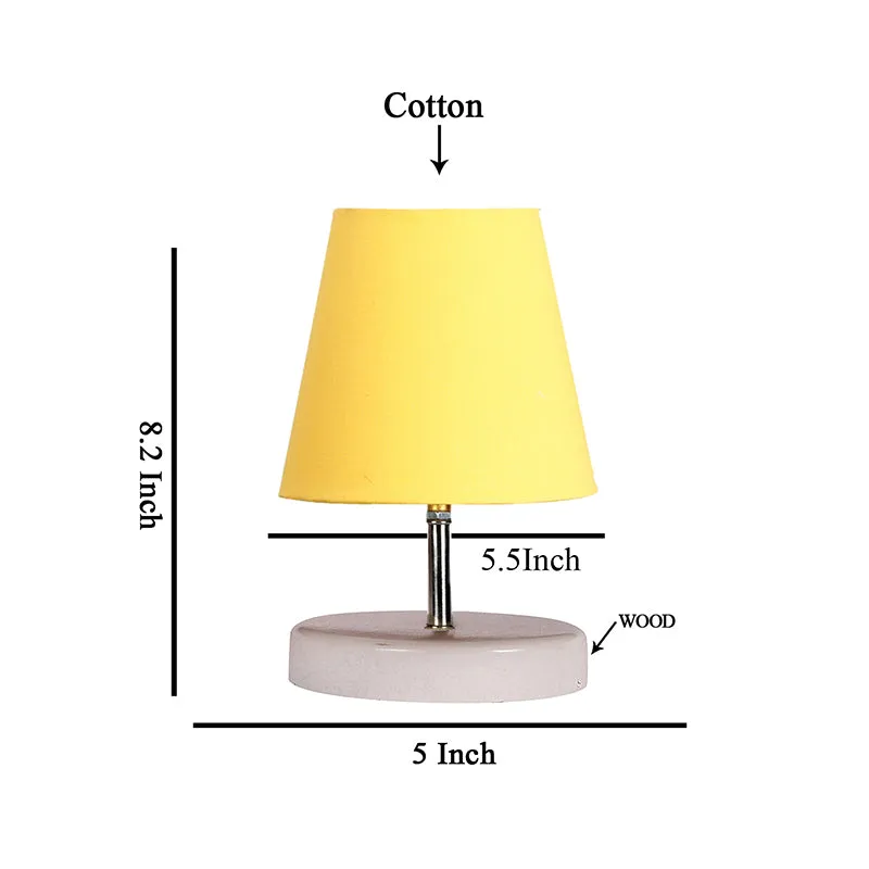 Vero Fabric Table Lamp - Yellow,White media 4