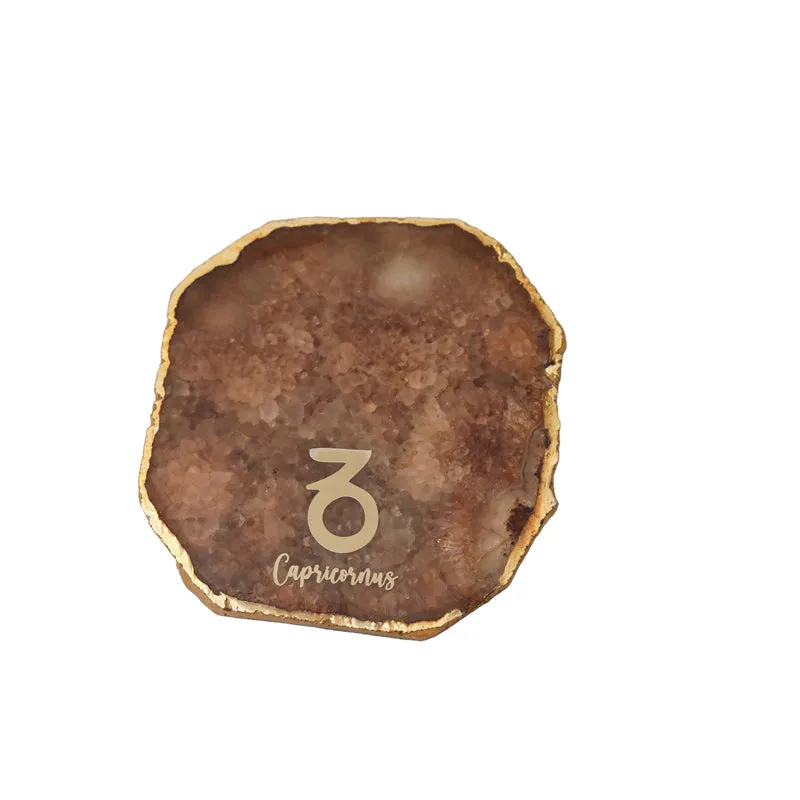 Capricon Agate Coaster - Brown media 4