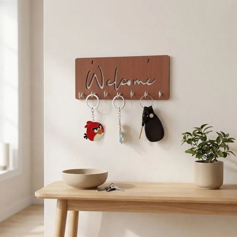 WelcomeNest MDF Hooks & Key Holders media 1