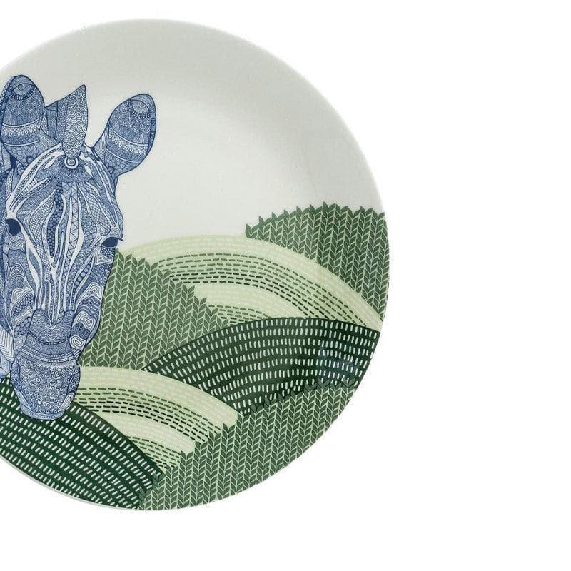 Animal Illustrative Series Wall Plate - Zebra media 4