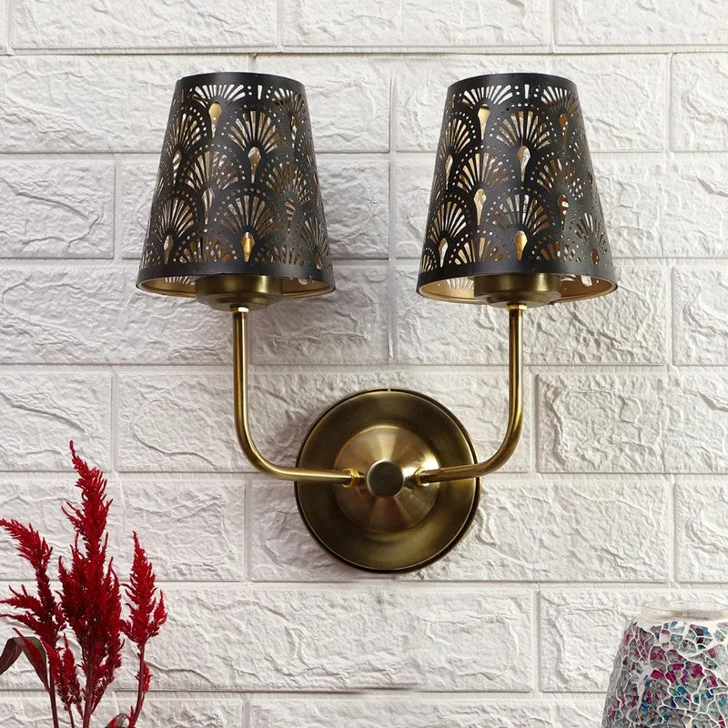 Filigree Duo Metal Wall Lamp media 3