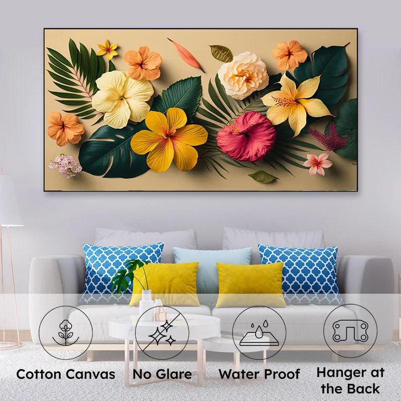 Shiya Tropical Floral Wall Painting media 5