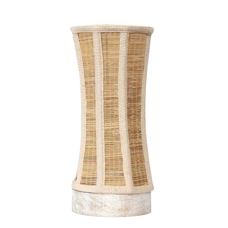 Ambira Bamboo Curve Table Lamp - Off White media 6