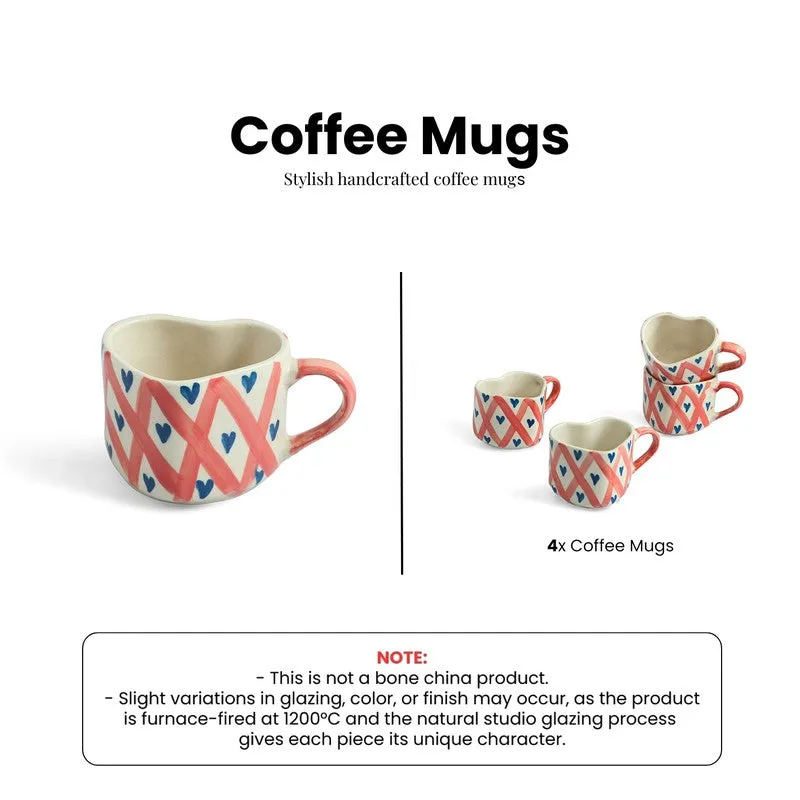 Sweetheart Ceramic Coffee Mug (300 mL Each) - Set Of Four media 6
