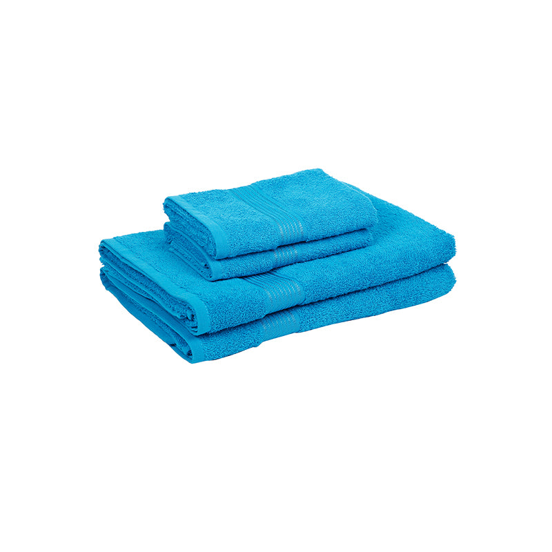 Eva Quick Dry Towel Combo (Blue) - Four Piece Set media 3