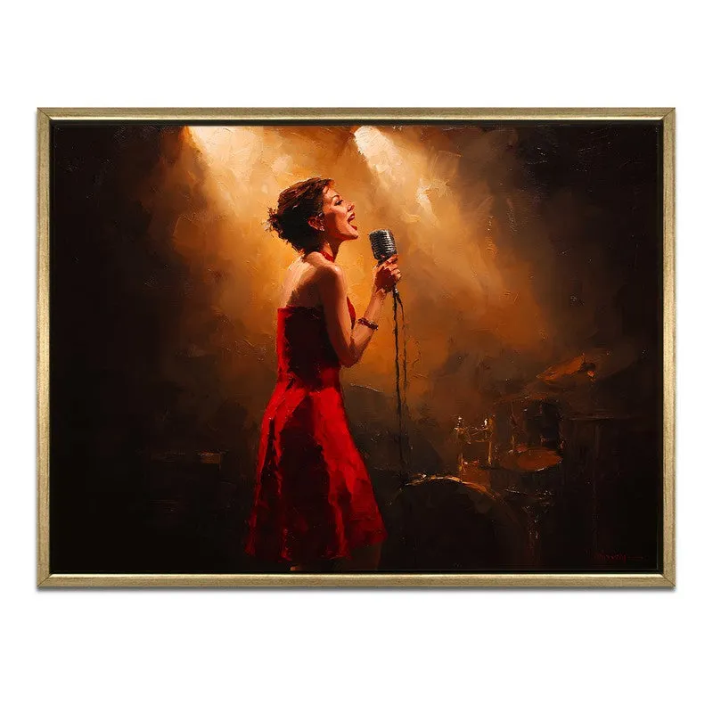 Soulful Notes Canvas Wall Painting With Frame media 3