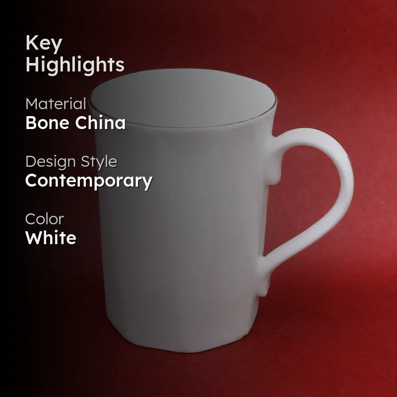 Esco Bone China Coffee Mug (300 mL) media 2