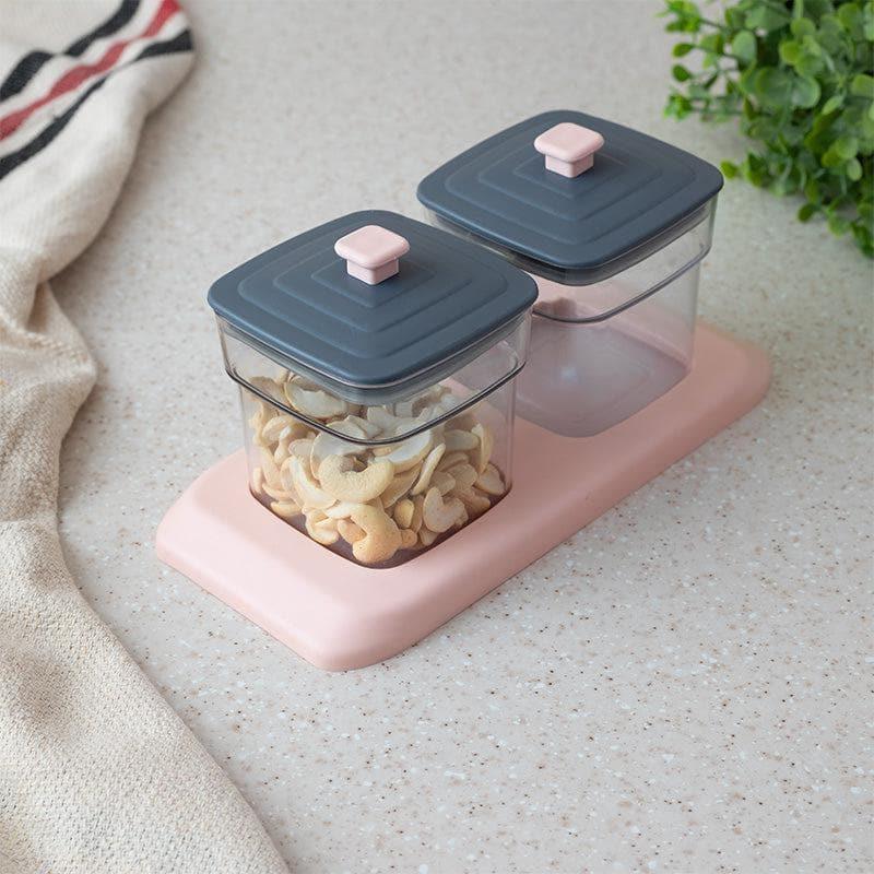 Swift Stack Peach Storage Container With Tray (250 mL Each) - Three Piece Set image 3