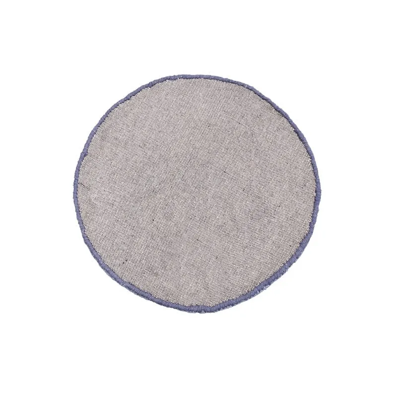Smile Burst Wool Carpet - Light Blue media 5